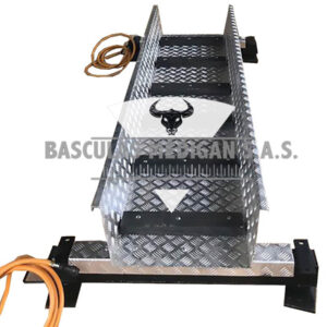 Bátea en aluminio para báscula ganadera