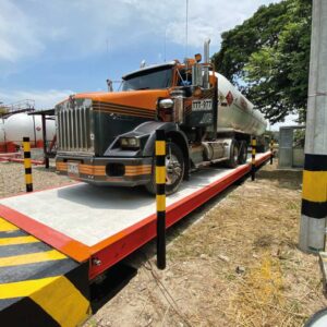 Báscula camionera IP STEEL concreto 60 - 100 TON